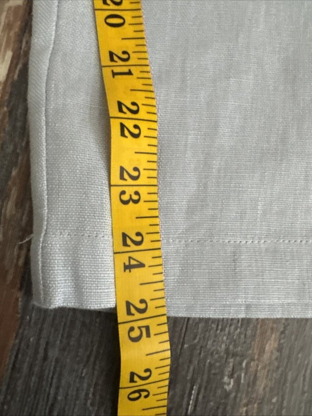 Linea Louis Dell’Olio Blue Linen Pants Wide Leg Womens Large Relaxed Career NEW - Picture 9 of 11